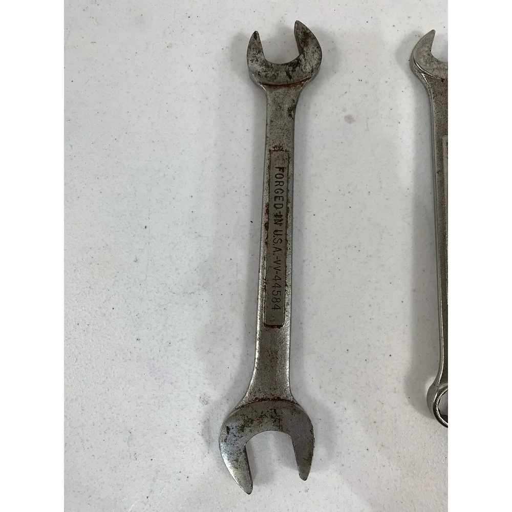 Lot Of 2 Craftsman 5/8 -VA-44697 &‎ 3/4-7/8 -VV-44584 Combo Wrenches Made in USA